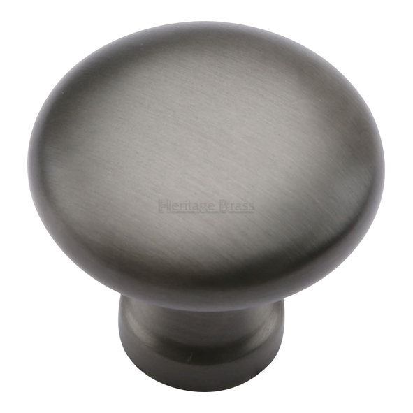 C113 32-MB • 32 x 15 x 29mm • Matt Bronze • Heritage Brass Bun Cabinet Knob